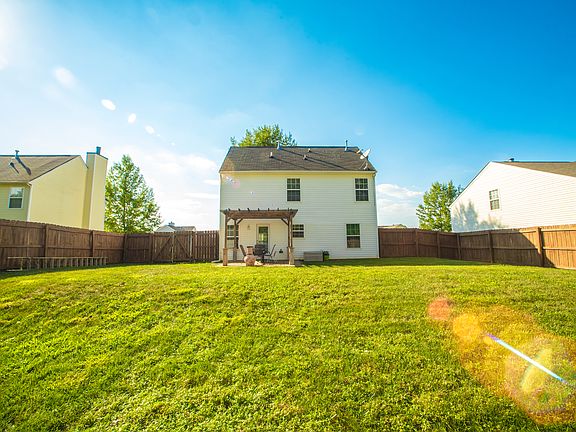 Fenced large backyard