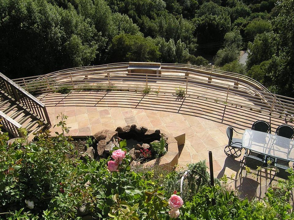 View from entrance deck