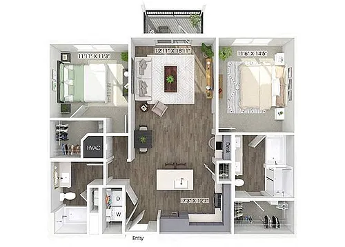 Floor plan B2