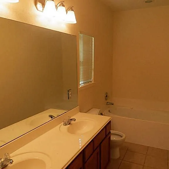 Separate tub and shower