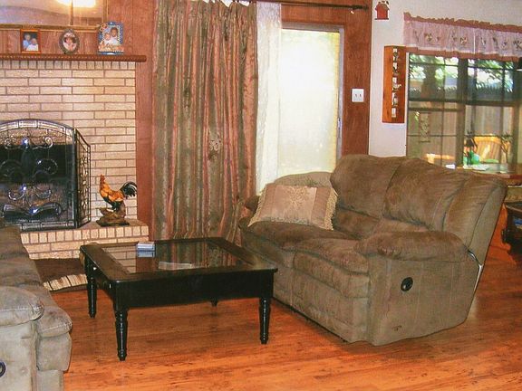 living room, fireplace
