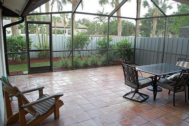 2 large patios, screened
