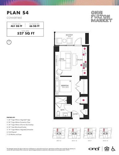 Floor plan Plan S4