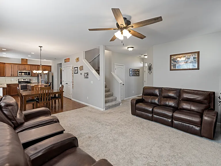 Living Room towards kitchen - nice open concept