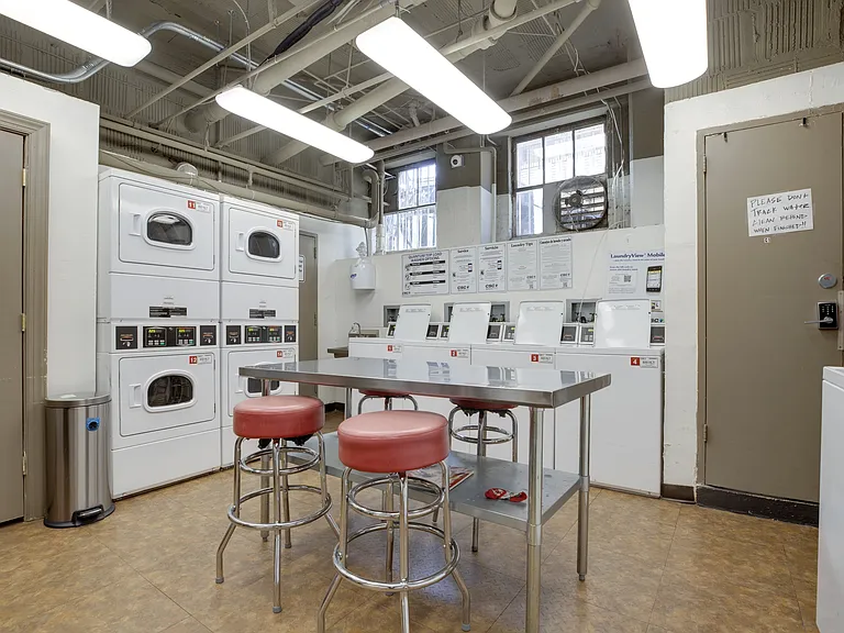 On-site laundry facility
