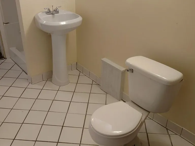 Toilet and sink
