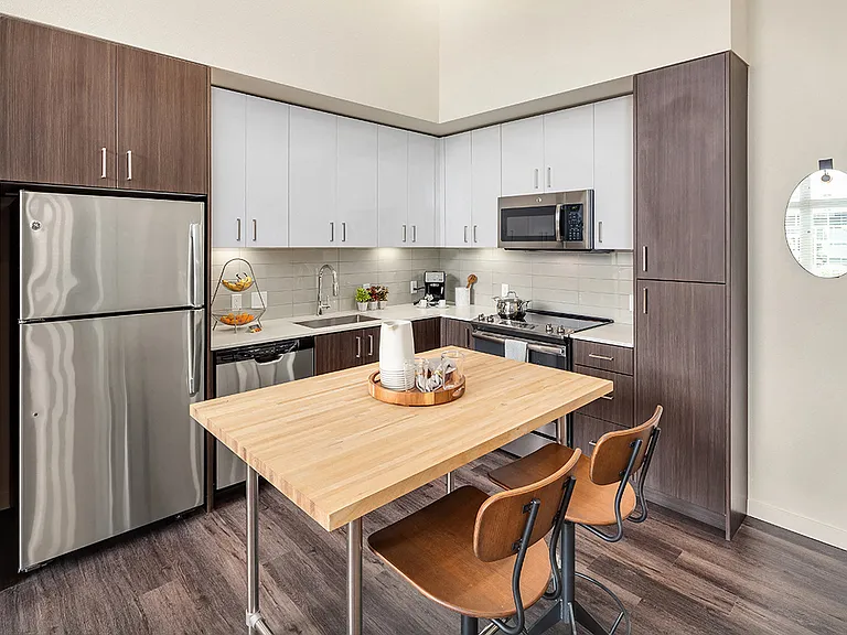Kitchen with Stainless Steel Appliances