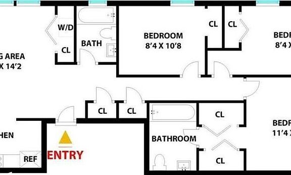 2nd image of 220 Hart St #3A