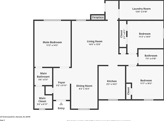 3 bed, 1.5 bath, 1132 sqft, $1,445 — Photo 2