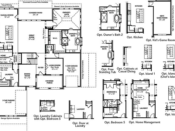 Explore sophisticated residential architecture in this Monarch single-family home with versatile, el