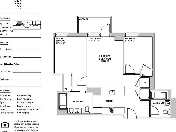 2nd image of 212 W 124th St #807