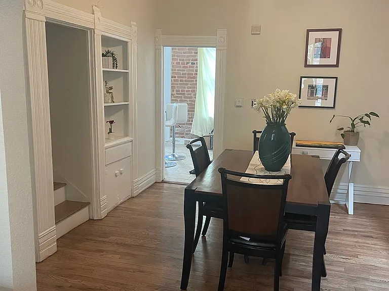 Dining room from living room