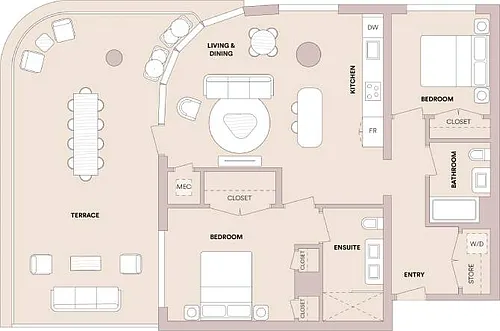 Floor plan CA