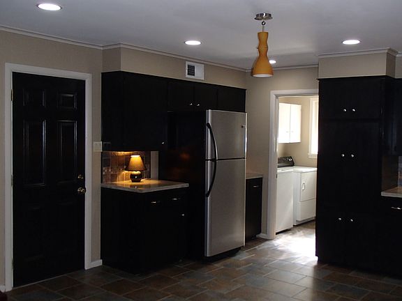 Garage entry to kitchen.