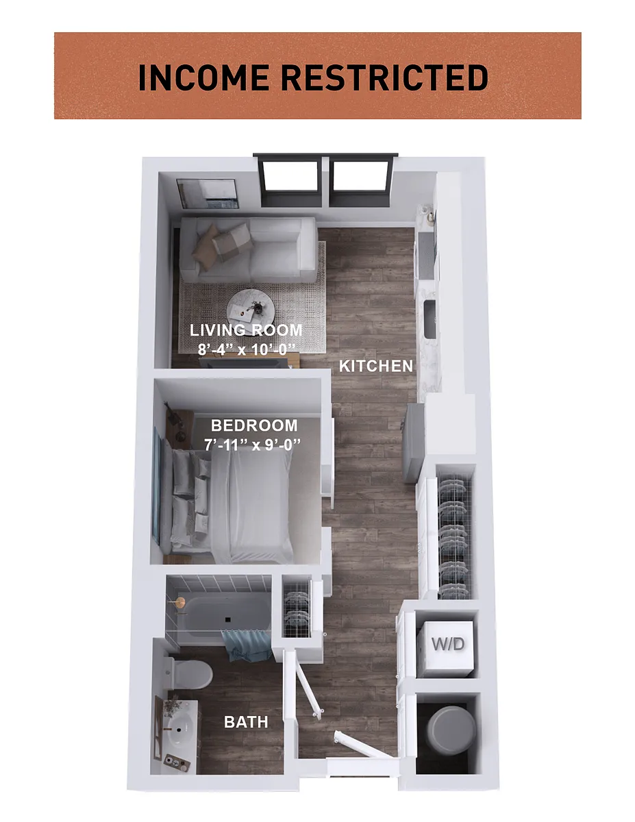 Floor plan A1A-WDU