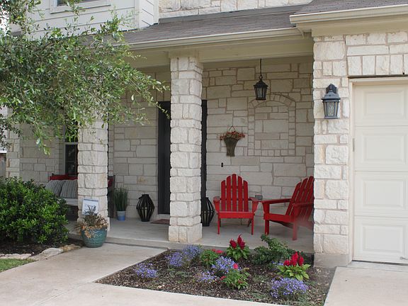 Inviting front porch.