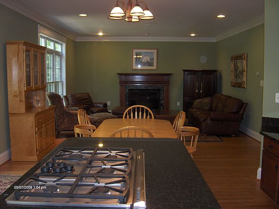 Kitchen looking into family room