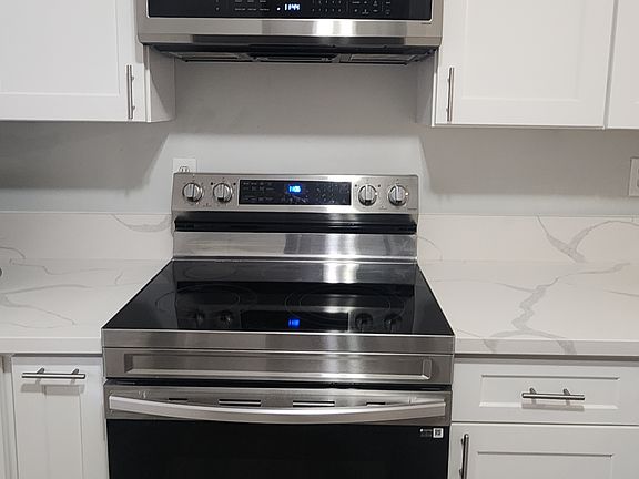 New microwave, stove, and dishwasher