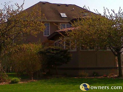 View of Gazebo and back of house