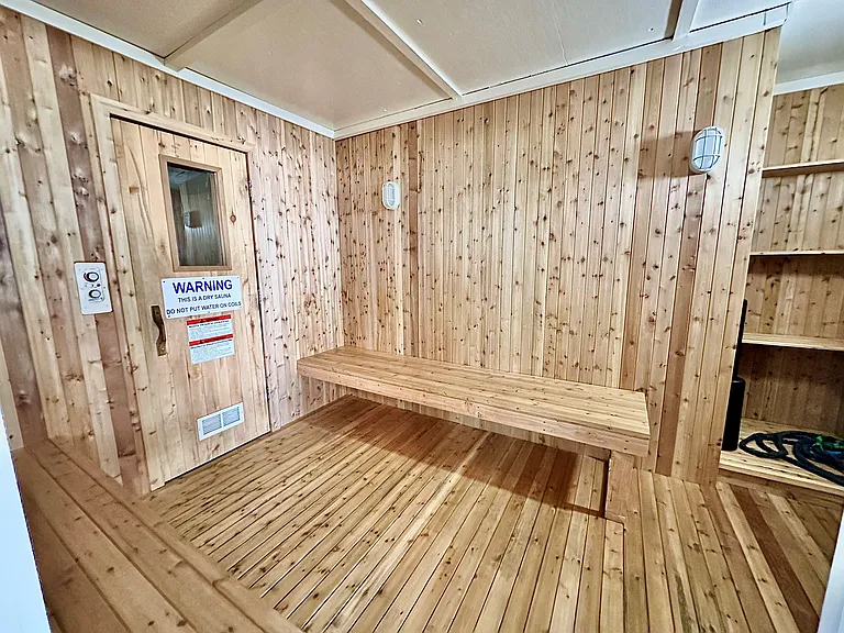 fitness center sauna