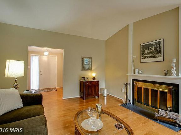 Wood burning fireplace also