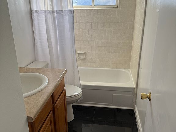 New granite floors.