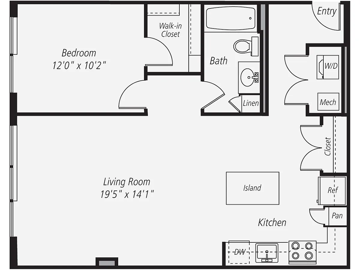 Floor plan A13
