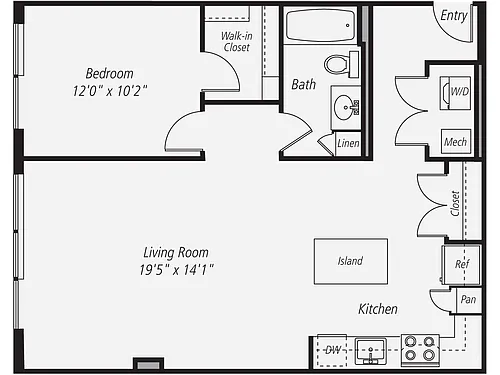 Floor plan A13