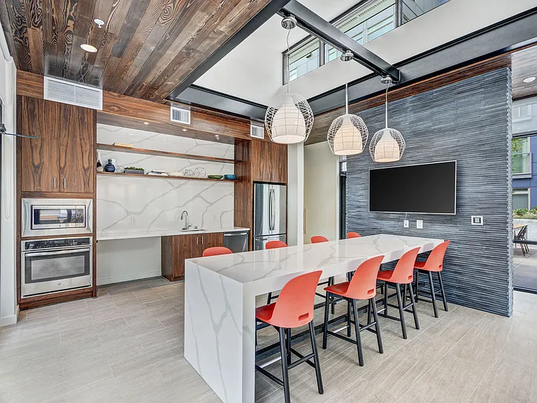 Full sized kitchen in our Jewel Box for entertaining