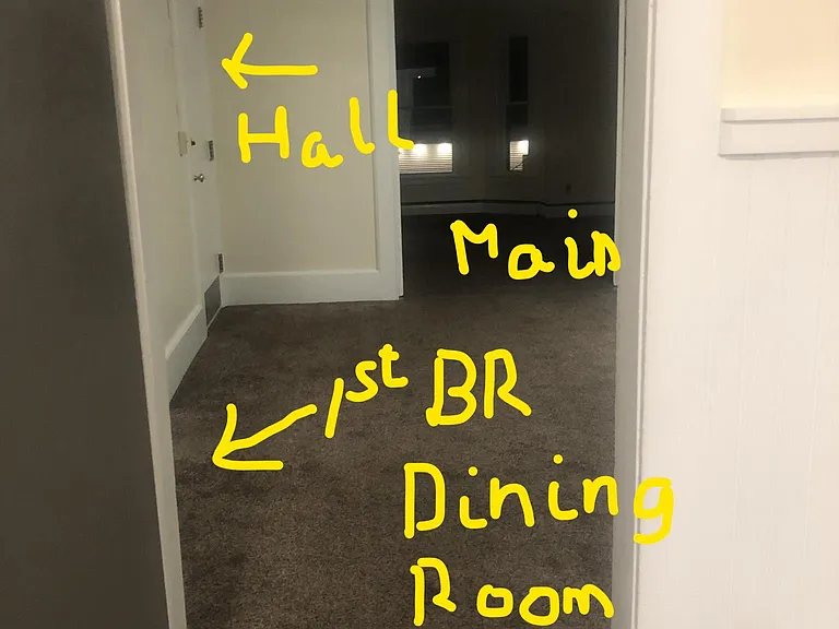 View from kitchen