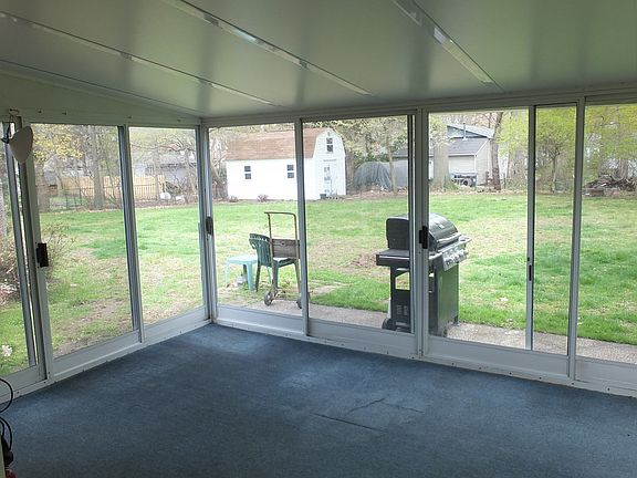 Enclosed rear patio