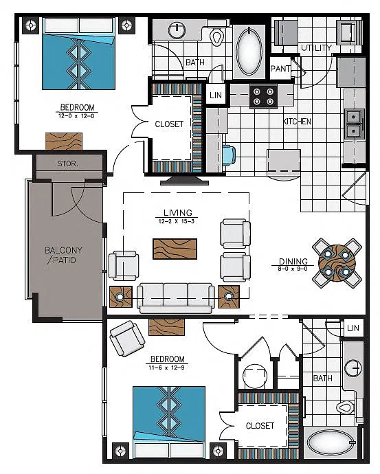 Floor plan B1
