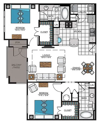 Floor plan B1