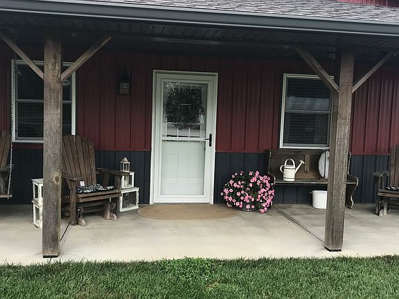 Barn house porch