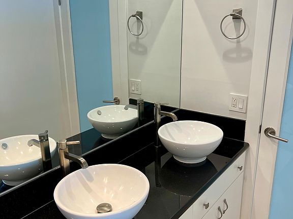 Large Custom Vanity with Two Sinks