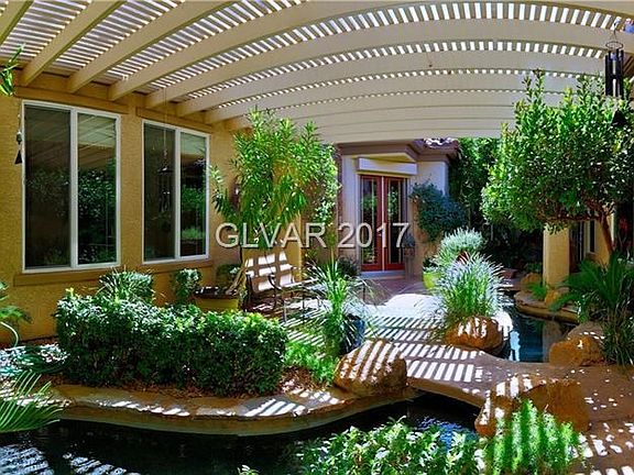 Imagine enjoying the water feature from your master bedroom when you open the sliding doors that giv