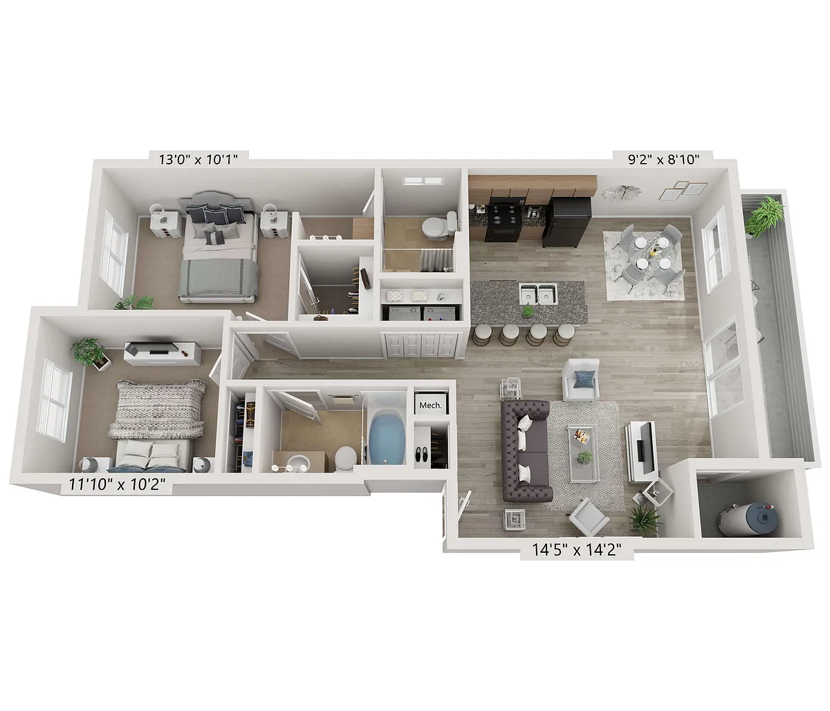 Floor plan B2B