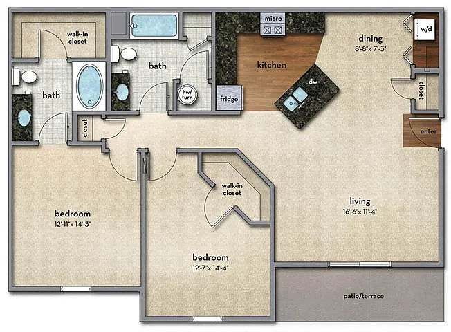 Floor plan Mansfield