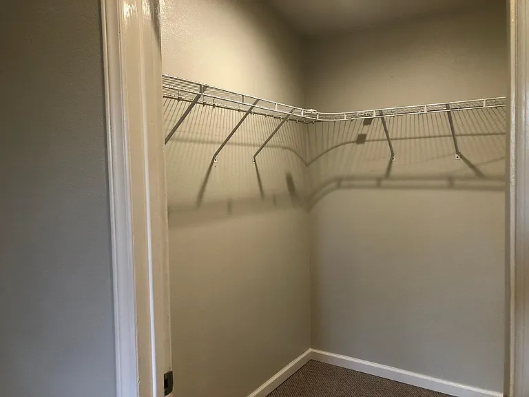 This closet is an 7.5x11 space. HUGE!
