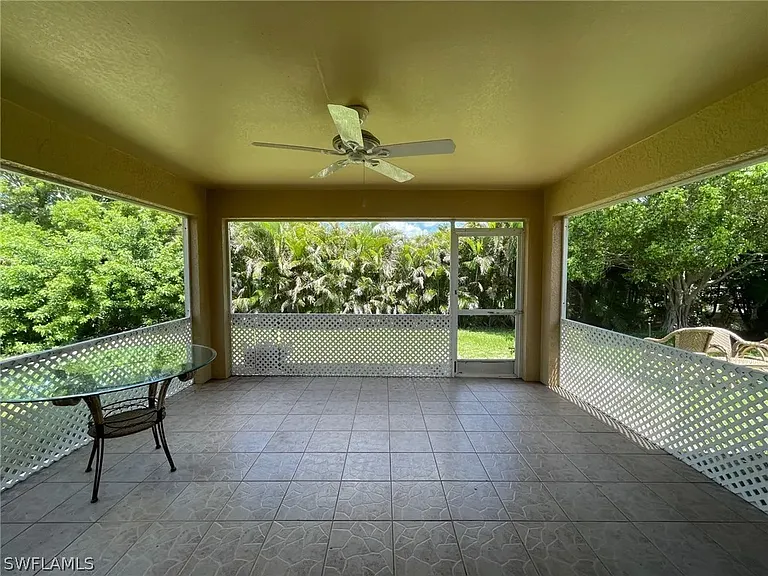 spaceous outdoor patio