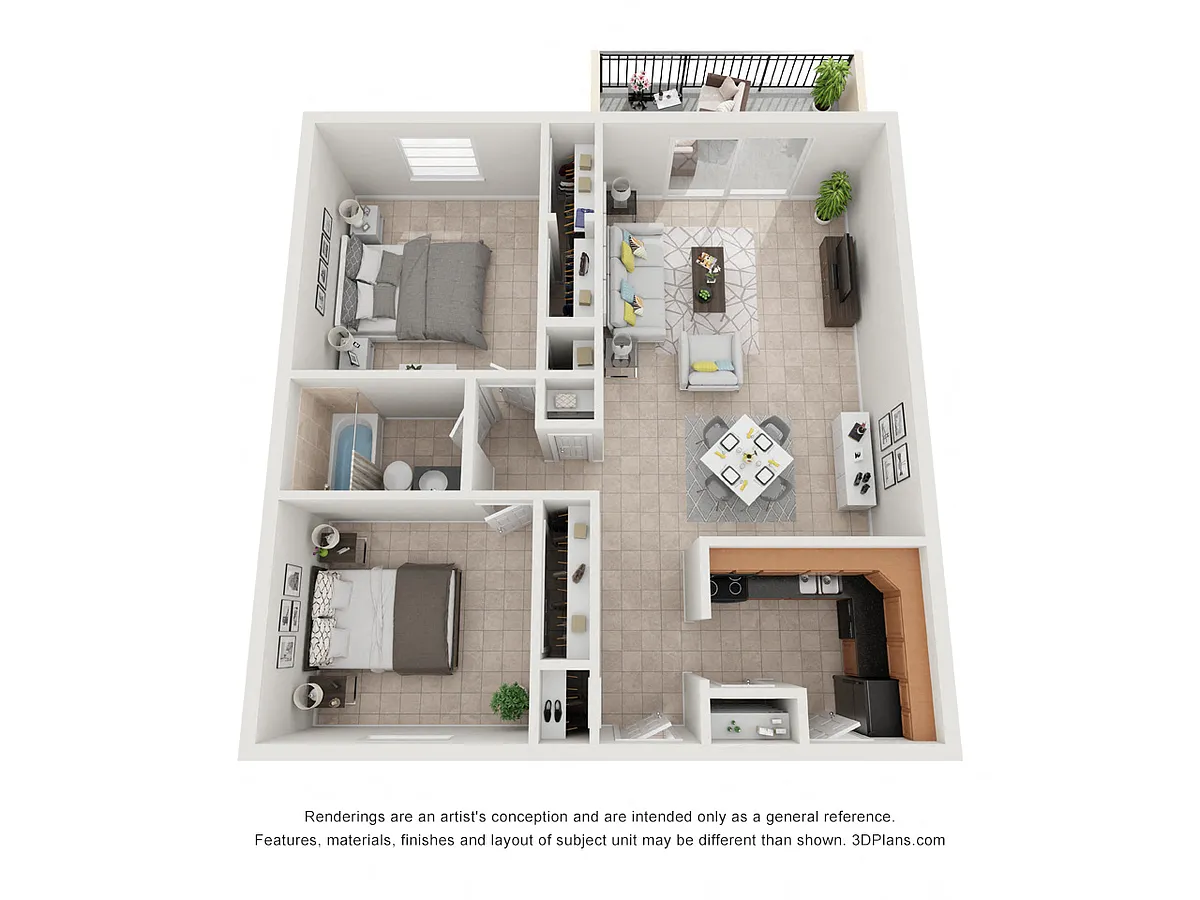 Floor plan Model B1