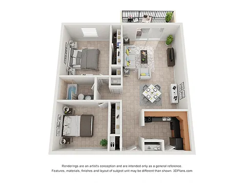 Floor plan Model B1