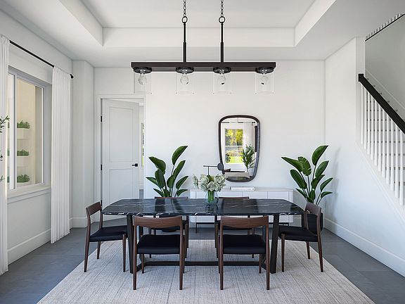 Intimate dining area