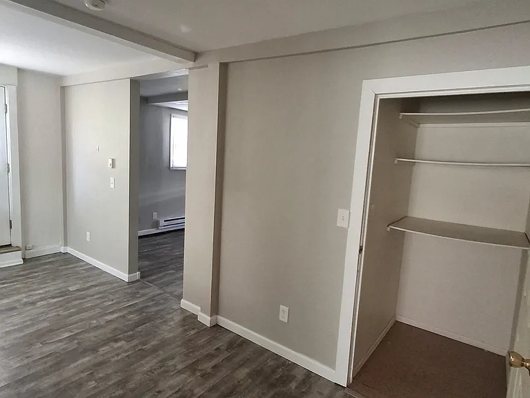 Dining area/storage closet