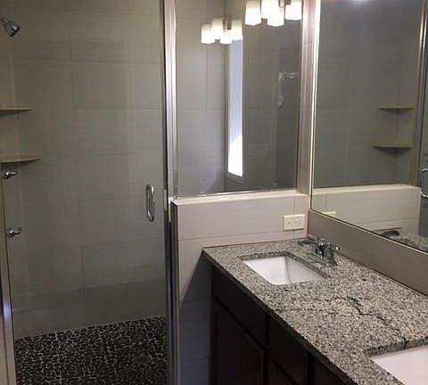 Master bath with rain shower