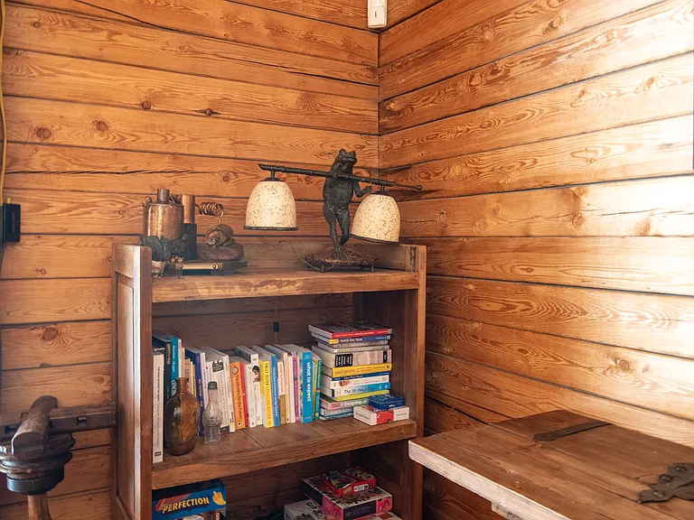 Dining Room with local Tahoe/Reno books and board games