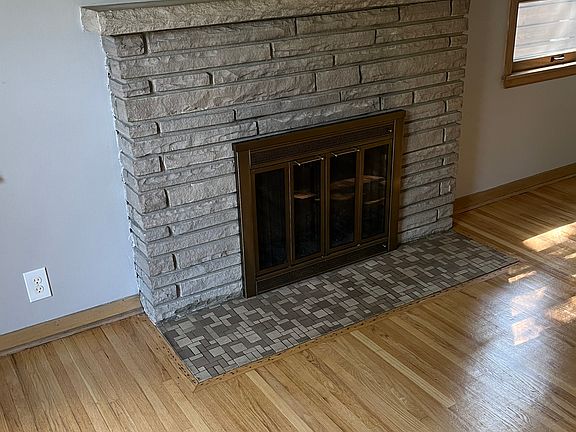 Fireplace adds to the charming ambience.