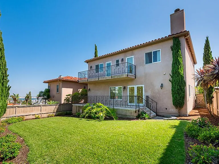 Large Backyard with lovely Views.