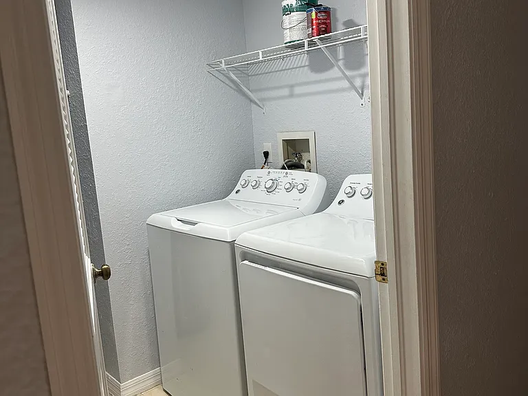 Laundry Room with washer and dryer