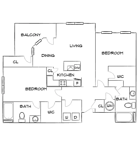 Floor plan Design 2B Premier